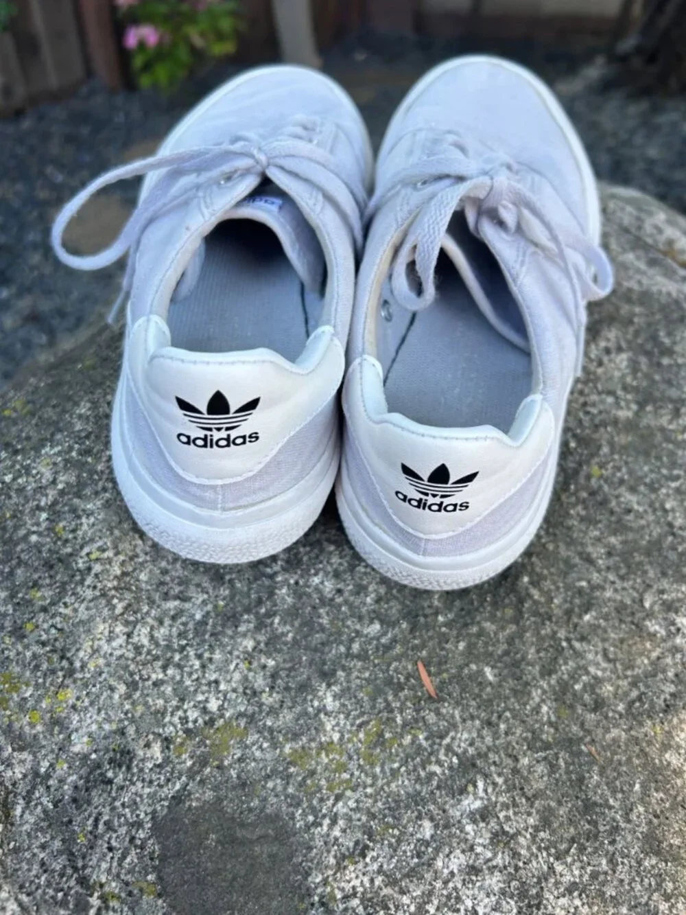 Adidas 3MC Vulc Gray Canvas Skateboarding Shoes Size Men's 8 Women's 9.5